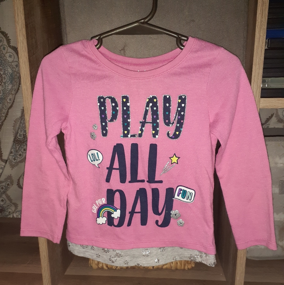 2T Toddler Girl Long Sleeve Shirt